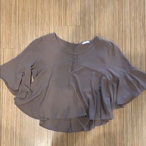 Brown blouse